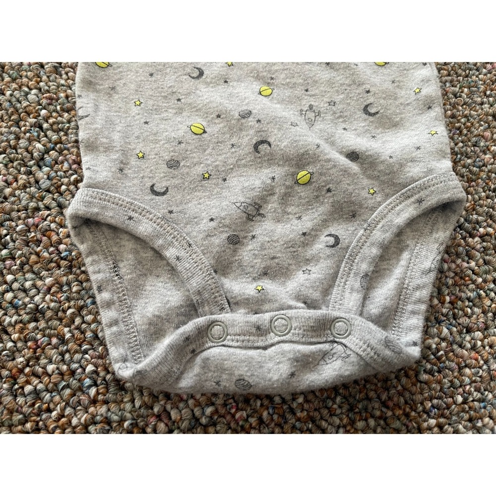 Carter's Precious First Boys Planet Rocketship Bodysuit 6M - Picture 2 of 3